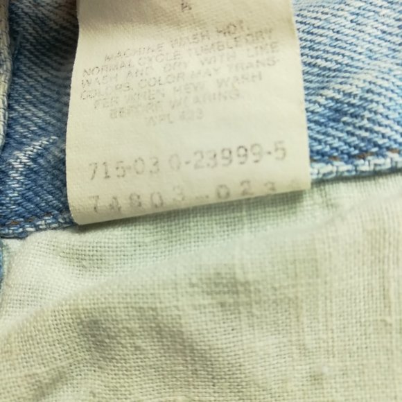 Vintage Levi's SilverTab Jacket Denim Aztec Southwestern Tribal Mens Medium - Picture 10 of 16